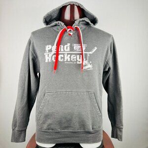 Leinenkugel's Pond Hockey Wausau WI Hoodie Pullover Medium Sweat Jacket